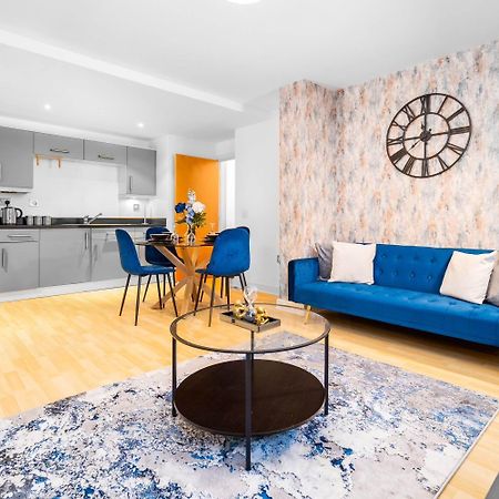 Luxury Sea Blue-Birmingham Central Apartment Ngoại thất bức ảnh