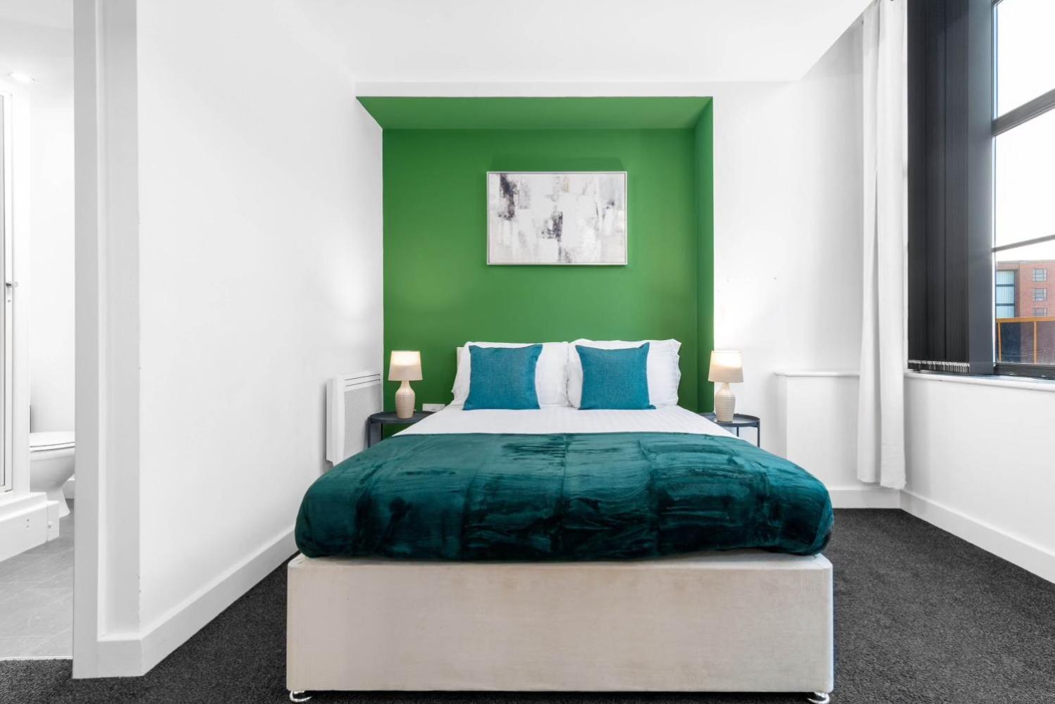 Luxury Sea Blue-Birmingham Central Apartment Ngoại thất bức ảnh